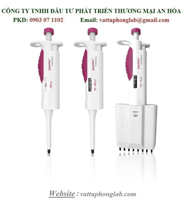 Pipet tự động 1 kênh dải 0.5 - 5 ml