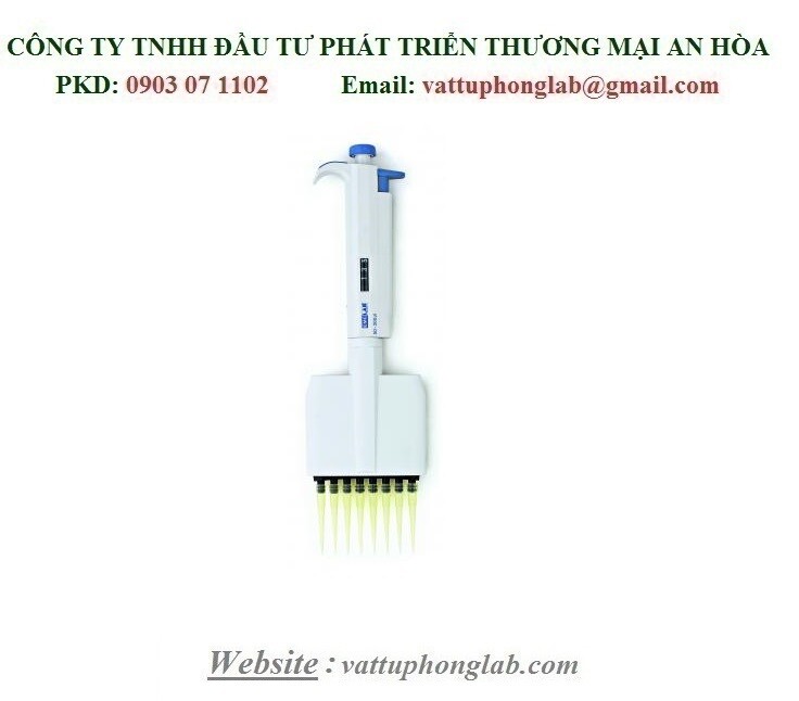 Pipet tự động 12 kênh dải 50 - 300 micrôlit