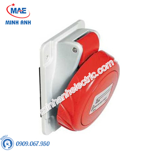 Ổ cắm gắn âm dạng nghiêng 4P 32A 400V IP67 - Model PKF32F734