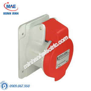 Ổ cắm gắn âm dạng thẳng 4P 32A 400V IP44 - Model PKF32G434