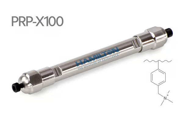 PN: 79812 Côt sắc kí Anion Hamilton PRP-X100, 5 µm, 4.1 x 150 mm, Phân tích các loại selen