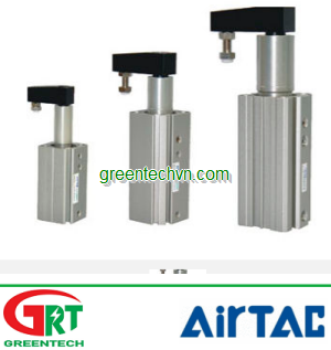 Pneumatic clamp 16 - 63 mm, 145 psi | QCK series | Airtac Vietnam | Khí nén Airtac