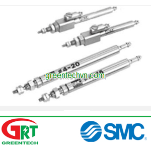 Pneumatic cylinder / single-acting with return spring / double-acting / round | CJ1 series|SMC Pneum