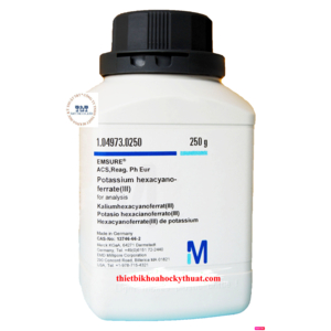 Potassium hexacyanoferrate(III) for analysis EMSURE® ACS,Reag. Ph Eur (Hãng: Merck)