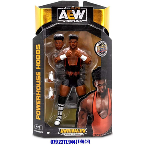 AEW POWERHOUSE HOBBS - UNRIVALED SERIES 9 (PHIÊN BẢN BONUS BỘ 3 THẺ AEW UPPER DECK CARDS)