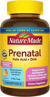 Prenatal Folic Acid + DHA (150 viên)