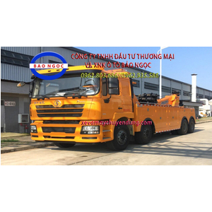 Xe cứu hộ giao thông 4 chân shacman kéo chở xe