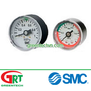 Pressure gauge / Bourdon tube / dial / process ø 15 - 42 | Đồng hồ áp suất SMC | SMC Vietnam | SMC