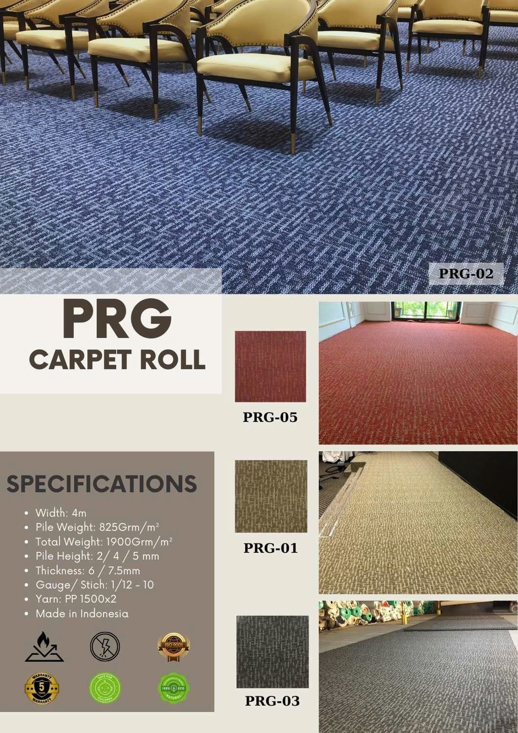 Thảm cuộn hoa văn DUK-PRG