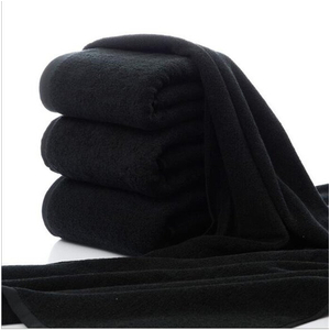 Khăn Quấn Đầu Màu Đen - Spa Hair Towel 40x80 140g đen