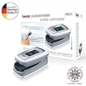 Máy đo nồng độ oxy bão hòa trong máu và nhịp tim SPO2 Beurer PO30