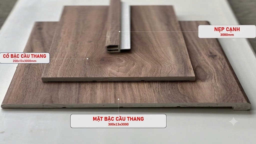 Bậc cầu thang nhựa giả gỗ PROTECT-STAIR-DN