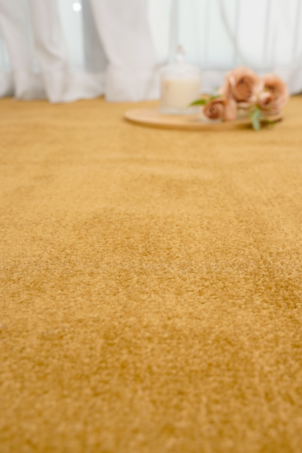 Thảm cuộn lông xù sợi thẳng cut pile dày 10mm GOM-RAINBOWNPT HNM