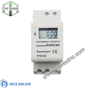 Công Tắc Hẹn Giờ Thanh Ray , Dạng Kỹ Thuật Số - PTS15C - KAWASAN