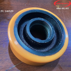 BÁNH XE PU 140X55MM- BÁNH CÂN BẰNG XE ĐIỆN