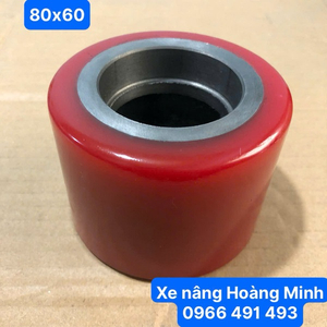 BÁNH XE PU 80X60- BÁNH XE NÂNG TAY GIÁ RẺ