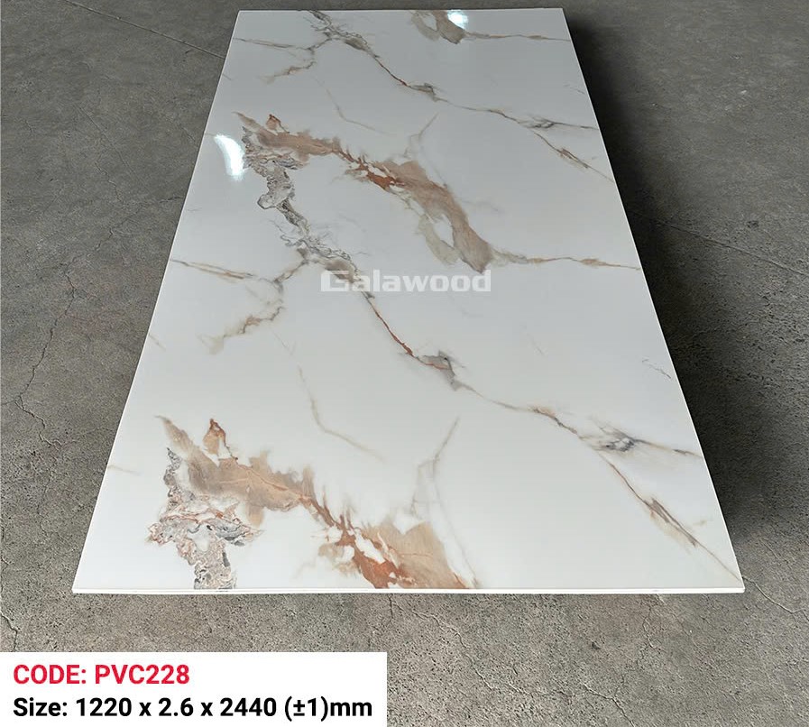 Tấm ốp PVC vân đá GALAWOOD