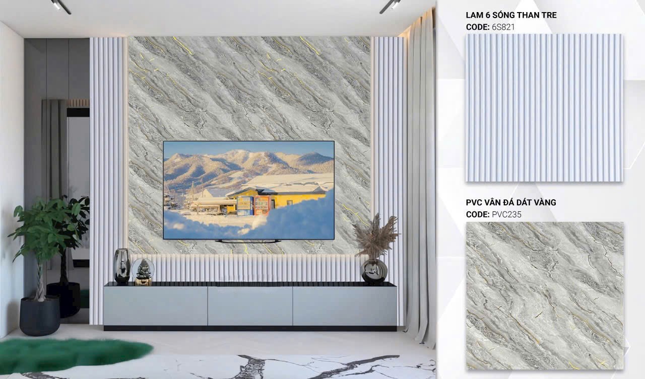 Tấm ốp PVC vân đá GALAWOOD
