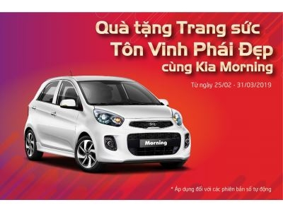 Quà Tặng Trang Sức Tôn Vinh Phái Đẹp Việt Cùng Kia Morning