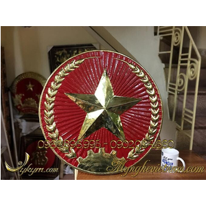 Quân đội hiệu bằng đồng treo cổng doanh trại quân đội