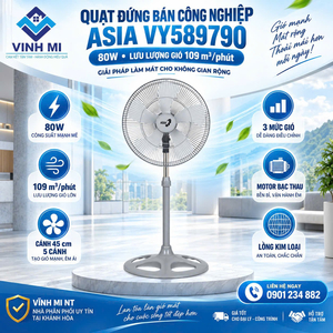 Quạt đứng Bán Công Nghiệp ASIAVINA-VY589790 80W