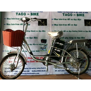 QUẠT & LED 12V/220V lấy điện từ xe đạp