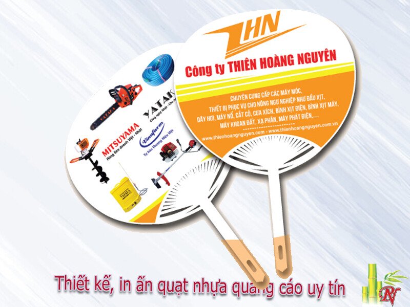 Nơi thiết kế, in ấn quạt nhựa theo yêu cầu - Phụng Nghi