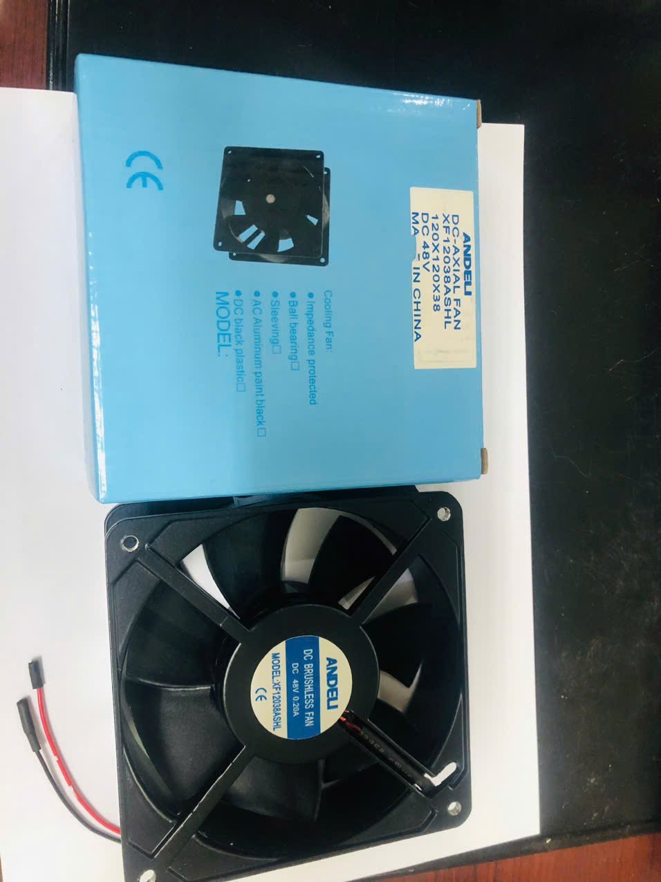 Quạt thông gió tủ điện 48VDC