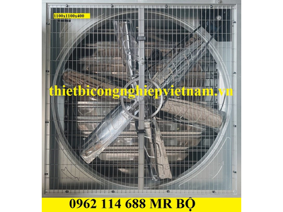 Quạt thông gió vuông 1100 x 1100 TBF-1100 khung tole kẽm