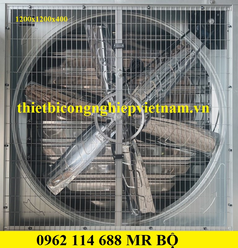 Quạt thông gió vuông 1220 x 1220 TBF-1220 khung tole kẽm