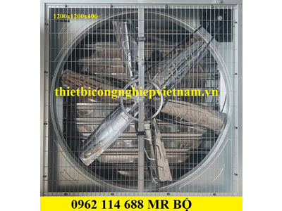 Quạt thông gió vuông 1220 x 1220 TBF-1220 khung tole kẽm