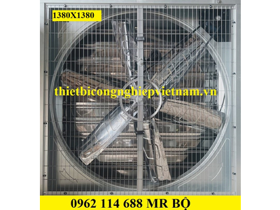Quạt thông gió vuông 1380 x 1380 TBF-1380 khung tole kẽm