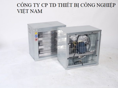 Quạt thông gió vuông TBF 500 khung tole kẽm