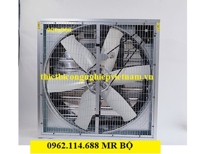 Quạt thông gió vuông TBF-900 cánh Pom khung tole kẽm