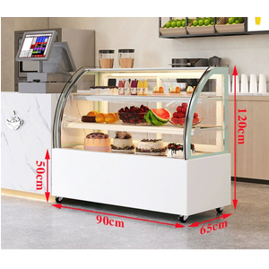 TỦ MÁT TRƯNG BÀY BÁNH KEM DÀI 90 CM LOẠI TỦ ĐỨNG