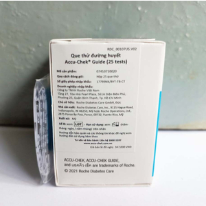 Que thử đường huyết Accu-Chek Guide 25