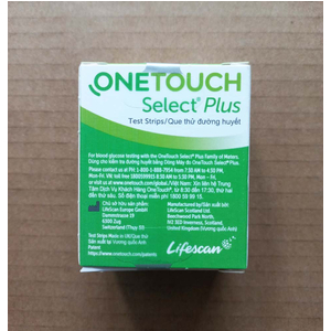 Que thử đường huyết Onetouch Select Plus 25