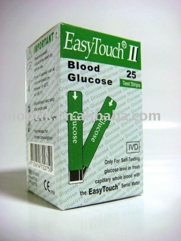 Que thử đường huyết EasyTouch II 25