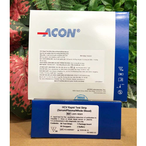 Que thử xét nghiệm định tính kháng thể kháng HCV Acon