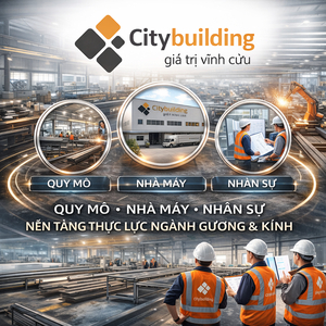 📌 QUY MÔ – NHÀ MÁY – NHÂN SỰ CITYBUILDING – NỀN TẢNG THỰC LỰC NGÀNH GƯƠNG & KÍNH