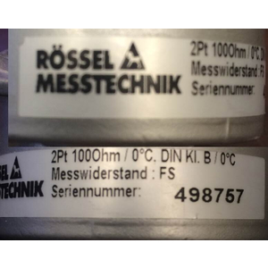 RÖSSEL-Messtechnik Vietnam, MBR10CT001-06, Thermocouple Rossel Messtechnik