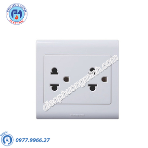 Ổ cắm đôi 3 chấu 16A Honeywell - Model R4158WHI