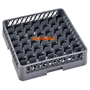 Khay rack đựng ly chén dĩa 49 lỗ
