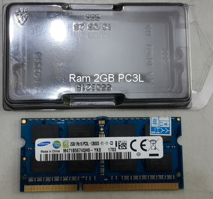 ram laptop 2gb PC3L samsung (mới)