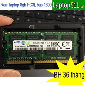 ram laptop 8gb PC3L samsung (mới)