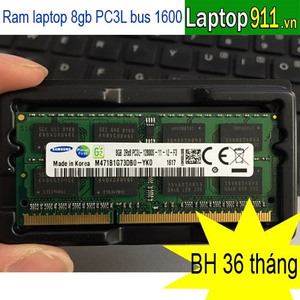 ram laptop 8gb PC3L samsung (mới)