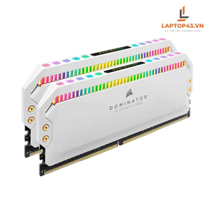 Ram PC Corsair Dominator Platinum White RGB 16GB 3200Mhz DDR4 (2x8GB) CMT16GX4M2C3200C16W