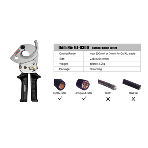 Kìm cắt cáp bánh cóc EMEADS XLJ-D-300 (AK-8402)