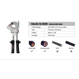 Kìm cắt cáp bánh cóc XLJ-D-500 EMEADS (AK-8403)