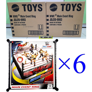 2 THÙNG NHỎ (3 SÀN ĐẤU/THÙNG) 6 SÀN ĐẤU WWE RAW & MAIN EVENT SUPERSTARS (2 SỰ KIỆN TRONG 1)